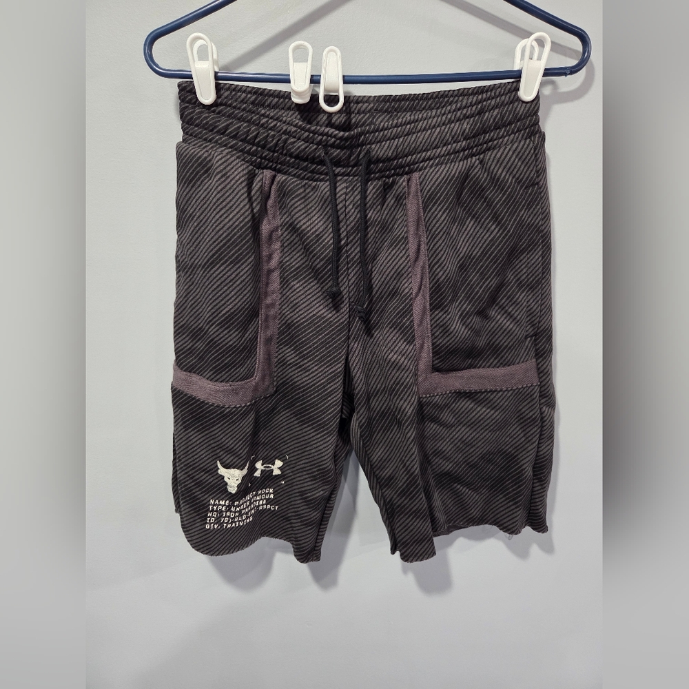 Under Armour Project Rock Heavyweight Terry Shorts 1370461 Men's Size Small